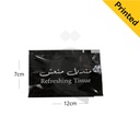 Black Wet Napkin WWS+MATT,(L),1000P 7*12cm