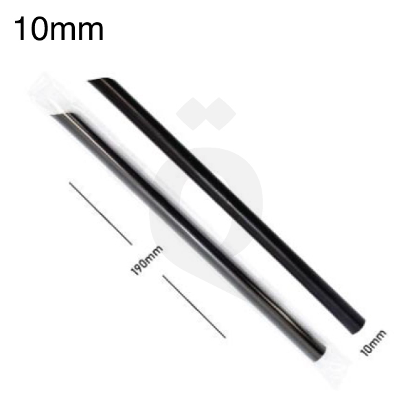 10*190mm Black Spike Straw Film Wrap 4000/Ctn