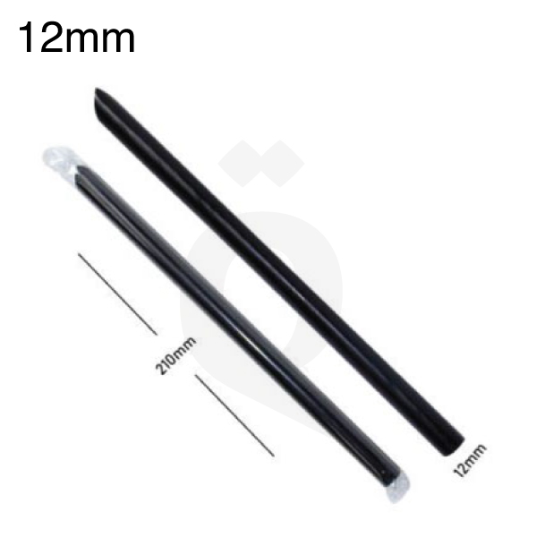 12*210mm Black Spike Straw Film Wrap 4000/Ctn