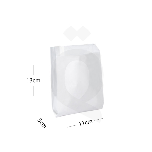 [003007] 11×3×13cm Satchel White Paper Bag 1000/ctn