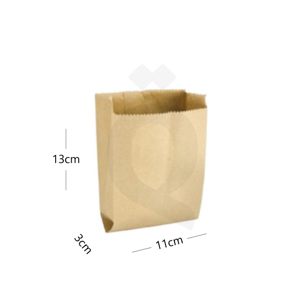 11×3×13cm Satchel Kraft Paper Bag 1000/ctn