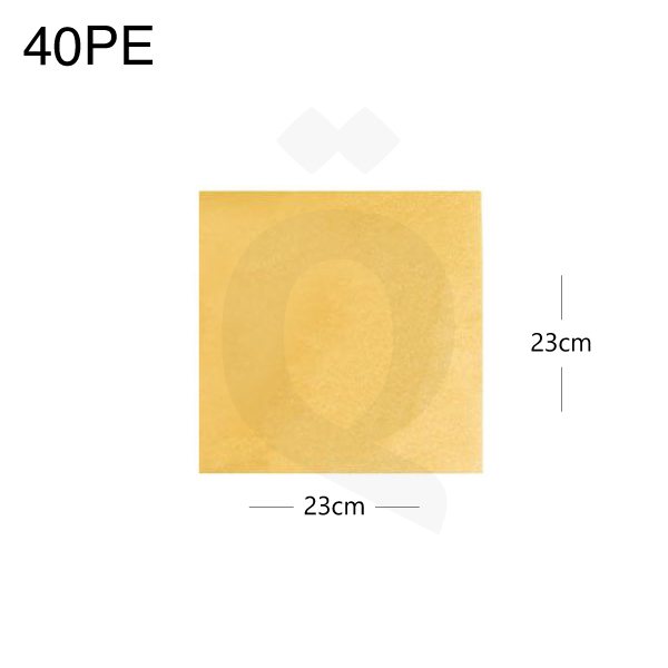40PE Kraft Wrapping Paper 23*23cm 2000/ctn