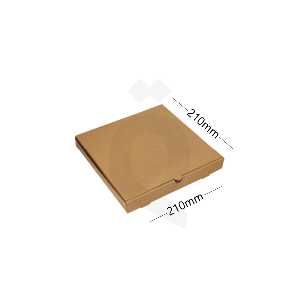 [004055] Pizza Kraft Box Size 21x21 cm 50/pcs