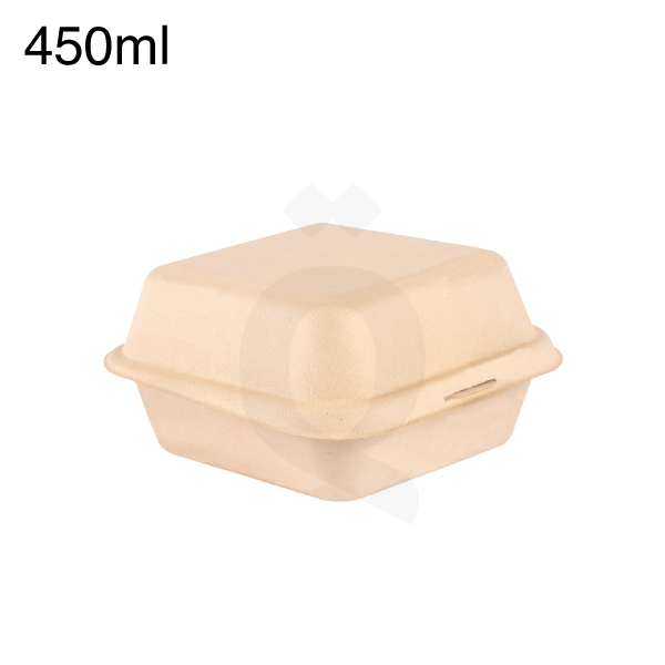 [004070] علبة برجر صحي 450  مل 500  حبة