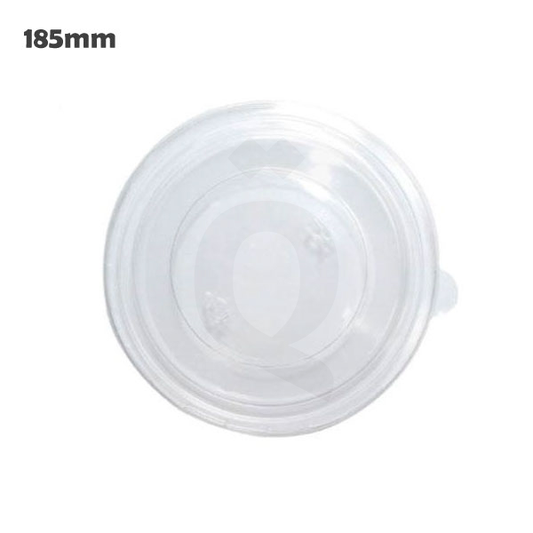 [005039] 185mm PET Plastic Salad Bowl Lid 300/ctn