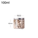 100ml/70mm PET Plastic Jar Alu Cap 150/ctn