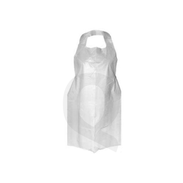 [008022] Plastic White Apron 1000/pcs