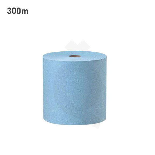 [008025] Maxi Roll Blue Paper Hand 300m 6/ctn