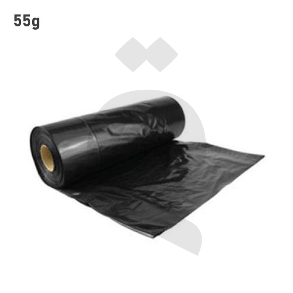 [008035] 55Gallon Black Plastic Trash Bags 10kg