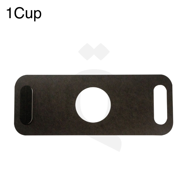 [001055] 1 Cup Black - Kraft Paper Holder 14×39cm 500/ctn