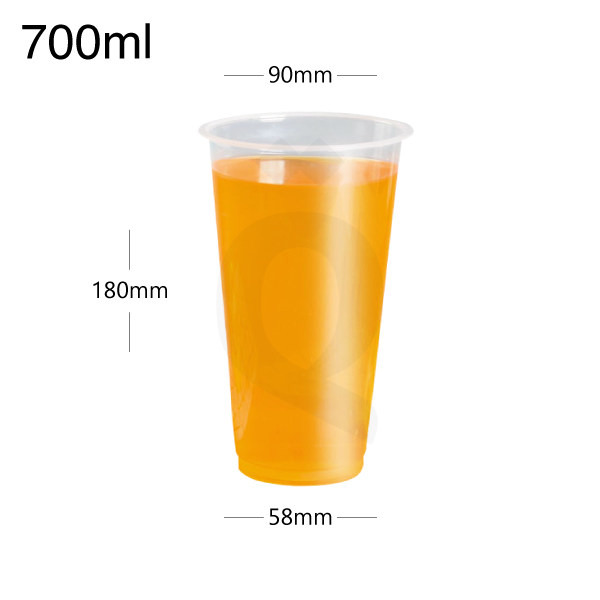[002013] 700ml PP Plastic Injection Cup 500/ctn