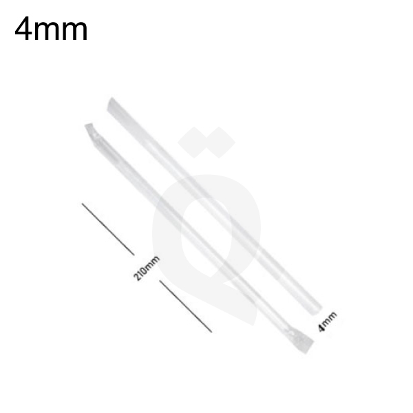 [002032] 4*210mm Clear Spike Straw Film Wrap 4000/Ctn