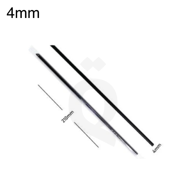 4*210mm Black Spike Straw Film Wrap 4000/Ctn