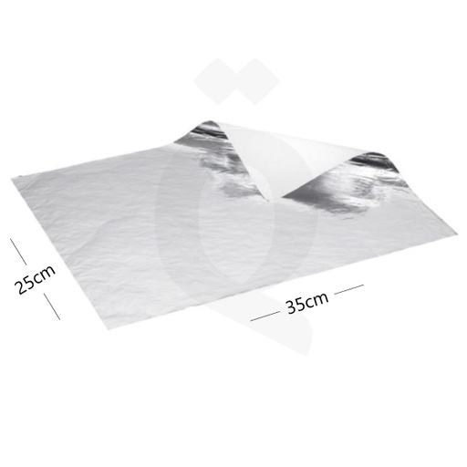 [003060] Aluminum Sheet (D.Shap) 50 GSM Size 25x35cm 1000/ctn